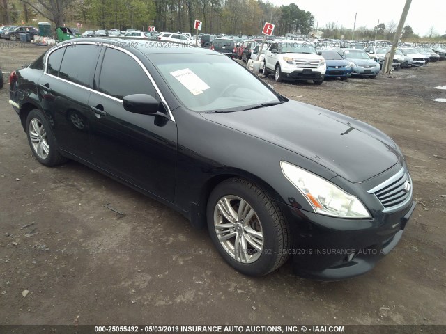 JN1CV6AR5AM252256 - 2010 INFINITI G37 BLACK photo 1