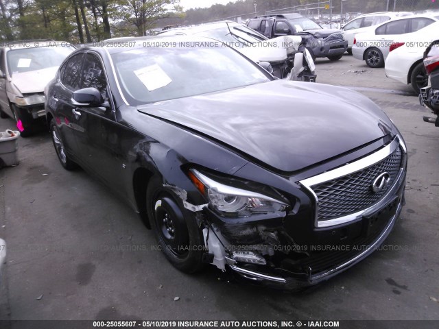 JN1BY1AR6JM220129 - 2018 INFINITI Q70 3.7 LUXE BLACK photo 1