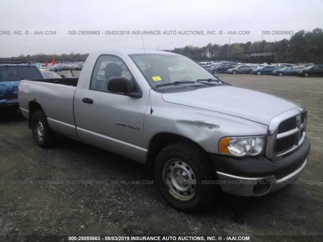 1D7HA16K75J532805 - 2005 DODGE RAM 1500 ST SILVER photo 1