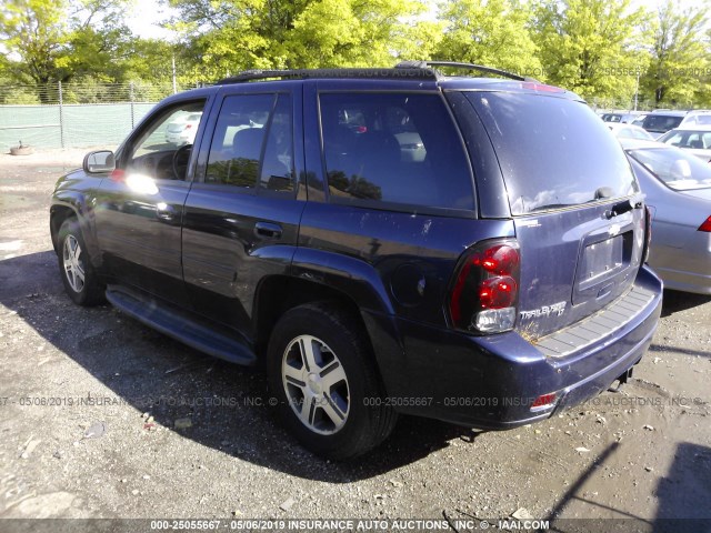 1GNET13M572121775 - 2007 CHEVROLET TRAILBLAZER LS/LT BLUE photo 3