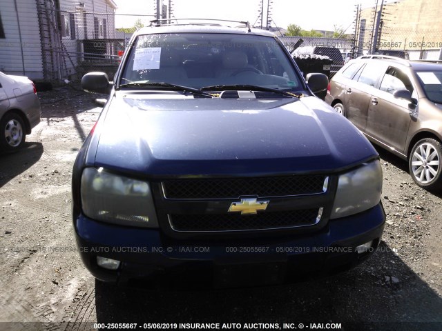 1GNET13M572121775 - 2007 CHEVROLET TRAILBLAZER LS/LT BLUE photo 6