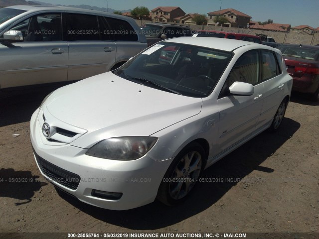 JM1BK343571680037 - 2007 MAZDA 3 HATCHBACK WHITE photo 2