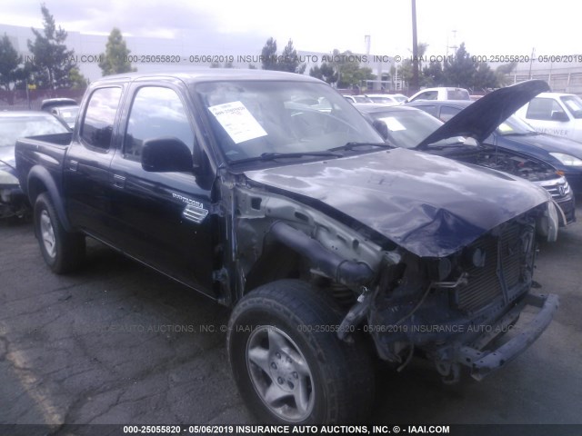 5TEGN92N34Z408480 - 2004 TOYOTA TACOMA DOUBLE CAB PRERUNNER BLACK photo 1