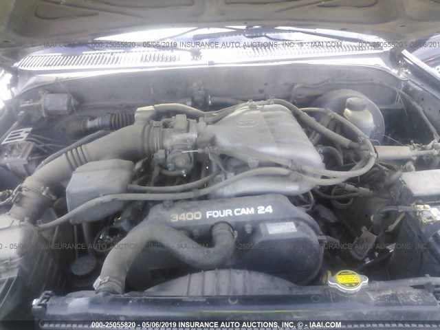 5TEGN92N34Z408480 - 2004 TOYOTA TACOMA DOUBLE CAB PRERUNNER BLACK photo 10