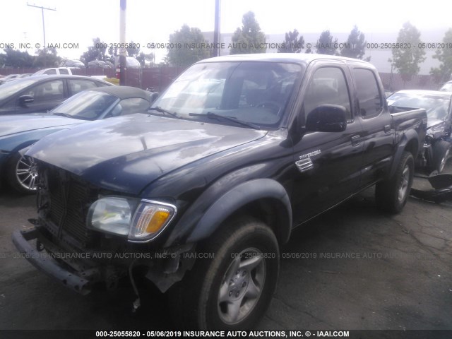 5TEGN92N34Z408480 - 2004 TOYOTA TACOMA DOUBLE CAB PRERUNNER BLACK photo 2