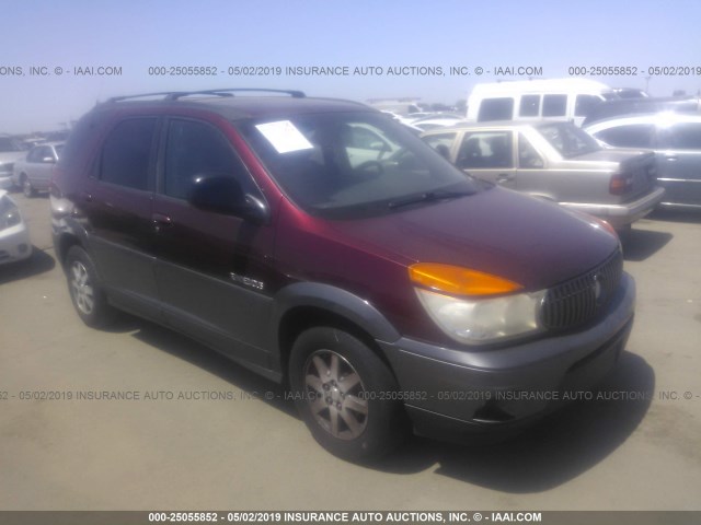 3G5DA03E12S594851 - 2002 BUICK RENDEZVOUS CX RED photo 1