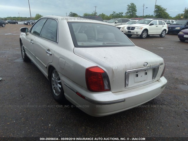 KMHFU45E44A364816 - 2004 HYUNDAI XG 350 WHITE photo 3