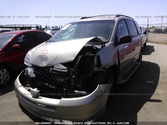 5TDZA23C84S195693 - 2004 TOYOTA SIENNA CE/LE TAN photo 2