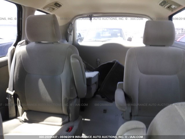 5TDZA23C84S195693 - 2004 TOYOTA SIENNA CE/LE TAN photo 8