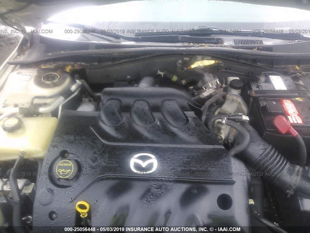 1YVHP80D865M13581 - 2006 MAZDA 6 CREAM photo 10