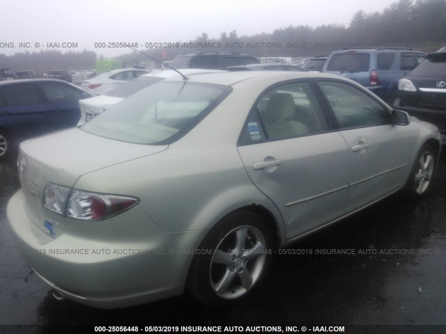 1YVHP80D865M13581 - 2006 MAZDA 6 CREAM photo 4