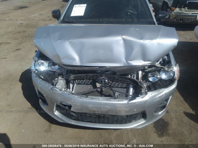 JA32U2FUXHU015756 - 2017 MITSUBISHI LANCER ES SILVER photo 6