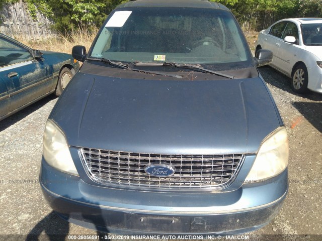 2FMZA58266BA16066 - 2006 FORD FREESTAR LIMITED BLUE photo 6