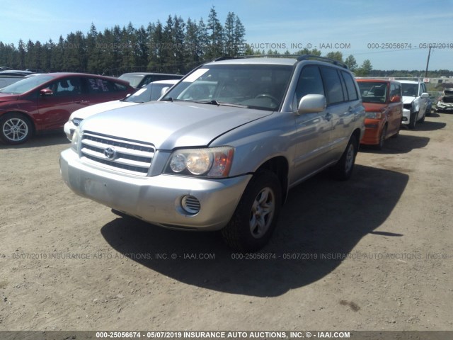 JTEHF21A420077649 - 2002 TOYOTA HIGHLANDER LIMITED SILVER photo 2