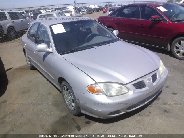 KMHJF35F5YU983159 - 2000 HYUNDAI ELANTRA GLS SILVER photo 1