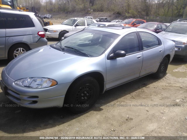 2B3HD46R44H631079 - 2004 DODGE INTREPID SE BLUE photo 2