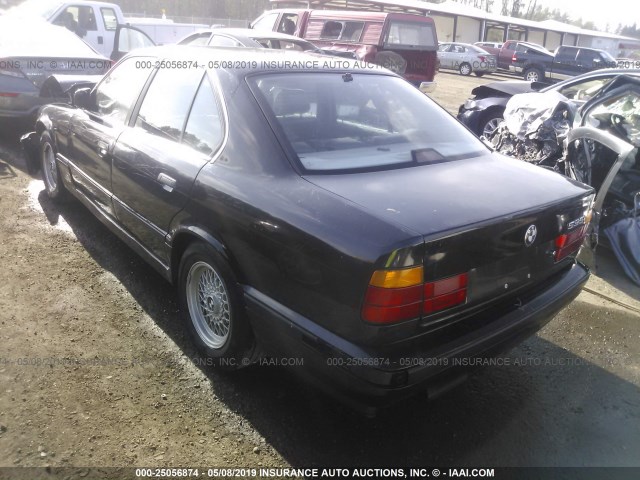 WBAHD2312LBF69495 - 1990 BMW 535 I AUTOMATIC BLACK photo 3