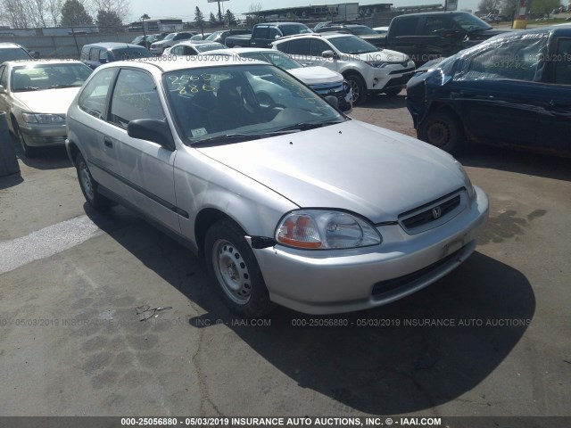 2HGEJ6322WH122299 - 1998 HONDA CIVIC CX SILVER photo 1