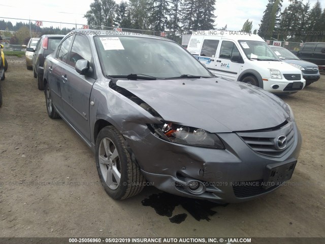 JM1BK323341202665 - 2004 MAZDA 3 S GRAY photo 1