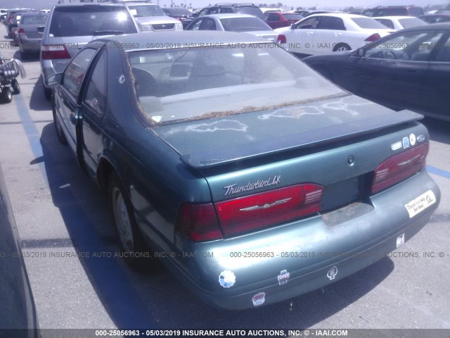 1FALP62W5TH177670 - 1996 FORD THUNDERBIRD LX GREEN photo 3