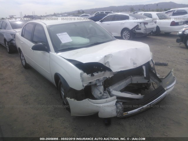1G1ZT54854F124692 - 2004 CHEVROLET MALIBU LS WHITE photo 1