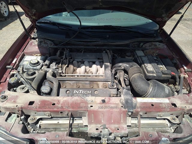 1LNHM97V22Y683039 - 2002 LINCOLN CONTINENTAL  Kastanienbraun Foto 10