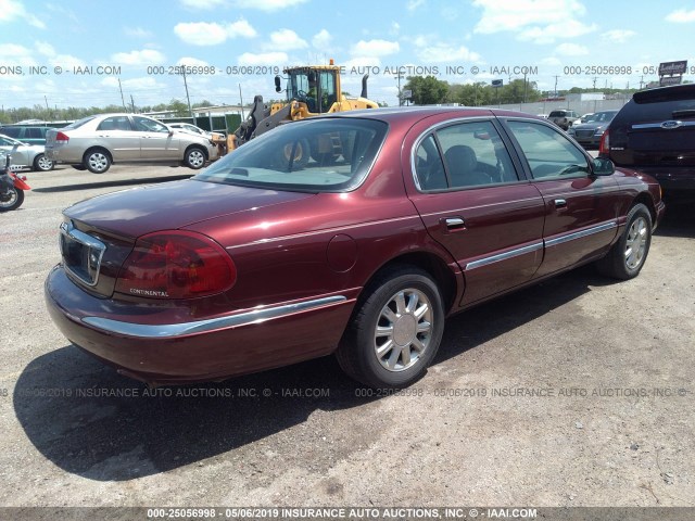 1LNHM97V22Y683039 - 2002 LINCOLN CONTINENTAL  Kastanienbraun Foto 4