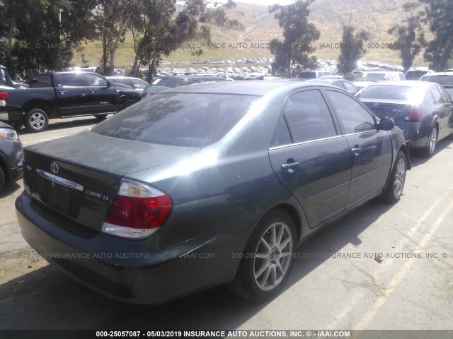 4T1BE32K75U416360 - 2005 TOYOTA CAMRY LE/XLE/SE GRAY photo 4