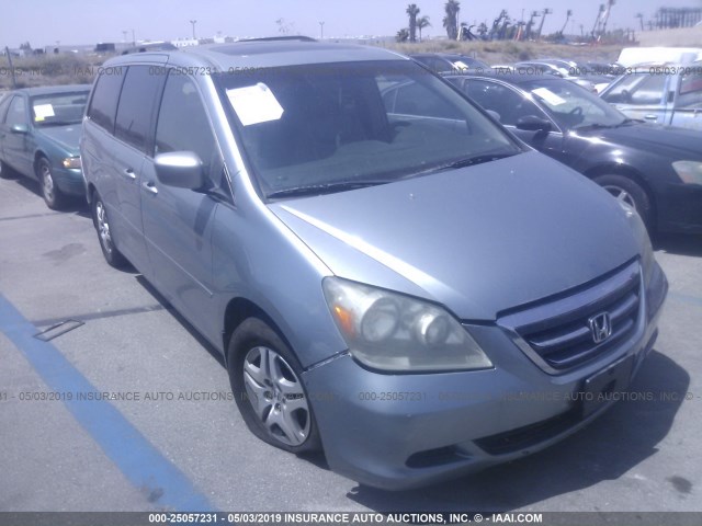 5FNRL38626B077763 - 2006 HONDA ODYSSEY EXL SILVER photo 1