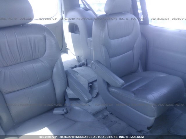 5FNRL38626B077763 - 2006 HONDA ODYSSEY EXL SILVER photo 8