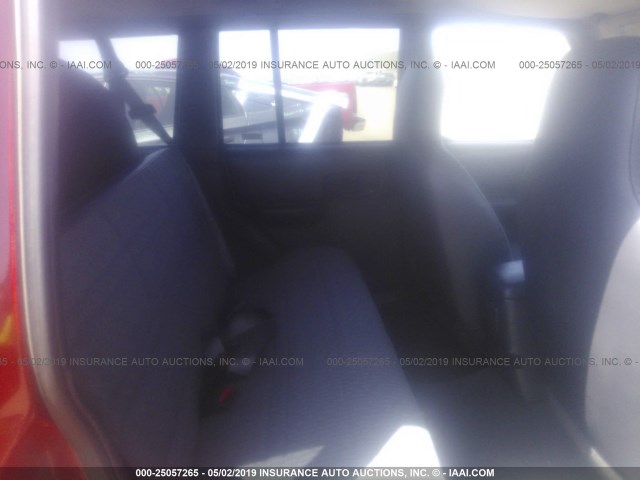 1J4FF68S4XL632813 - 1999 JEEP CHEROKEE SPORT/CLASSIC Czerwony zdjęcie 8