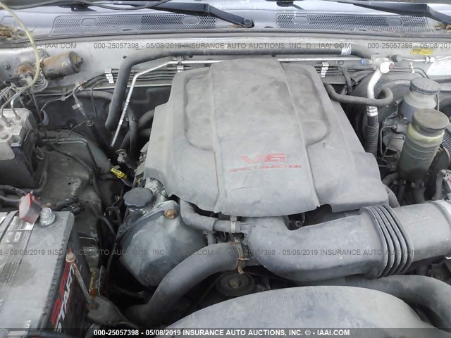 4S2DF58Y344600330 - 2004 ISUZU AXIOM XS Gümüş foto 10