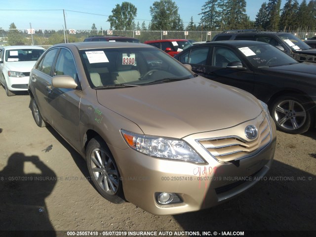 JTNBK3EK8A3049294 - 2010 TOYOTA CAMRY SE/LE/XLE 金色 照片 1