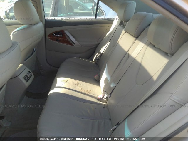 JTNBK3EK8A3049294 - 2010 TOYOTA CAMRY SE/LE/XLE 金色 照片 8