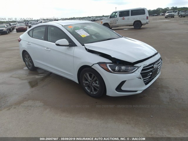 5NPD84LFXJH302515 - 2018 HYUNDAI ELANTRA SEL/VALUE/LIMITED WHITE photo 1