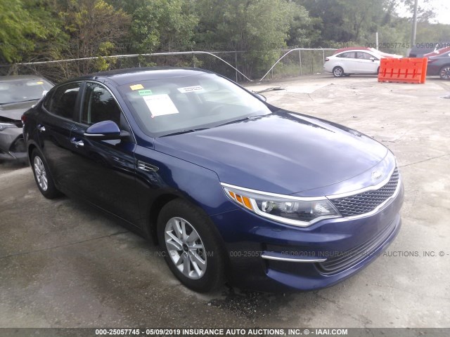 5XXGT4L30JG189090 - 2018 KIA OPTIMA LX/S BLUE photo 1