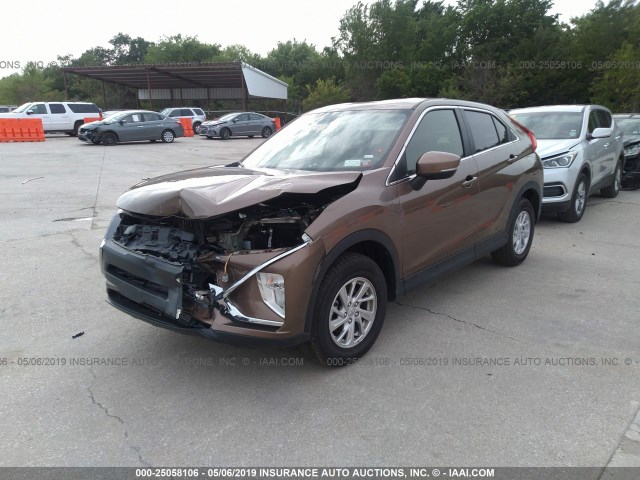 JA4AT3AA5KZ030883 - 2019 MITSUBISHI ECLIPSE CROSS ES BROWN photo 2