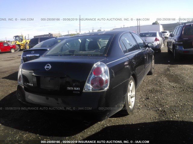 1N4BL11D65N437167 - 2005 NISSAN ALTIMA SE/SL/SE-R BLACK photo 4