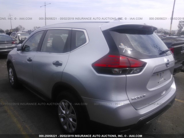 KNMAT2MT3HP542529 - 2017 NISSAN ROGUE S/SV SILVER photo 3