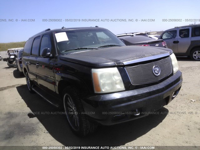 3GYFK66N73G310148 - 2003 CADILLAC ESCALADE ESV BLACK photo 1