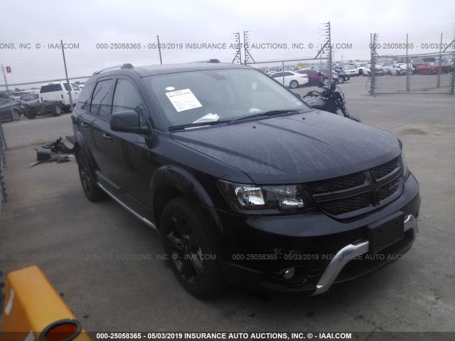 3C4PDCGG4JT513456 - 2018 DODGE JOURNEY CROSSROAD BLACK photo 1