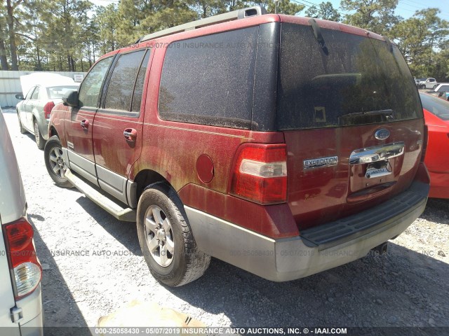 1FMFU15547LA03089 - 2007 FORD EXPEDITION XLT RED photo 3