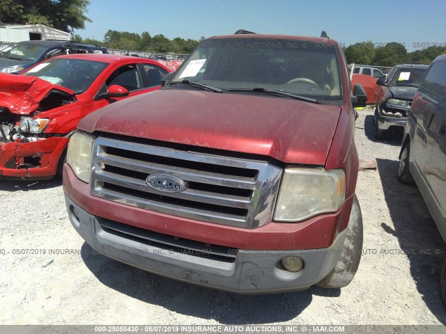 1FMFU15547LA03089 - 2007 FORD EXPEDITION XLT RED photo 6