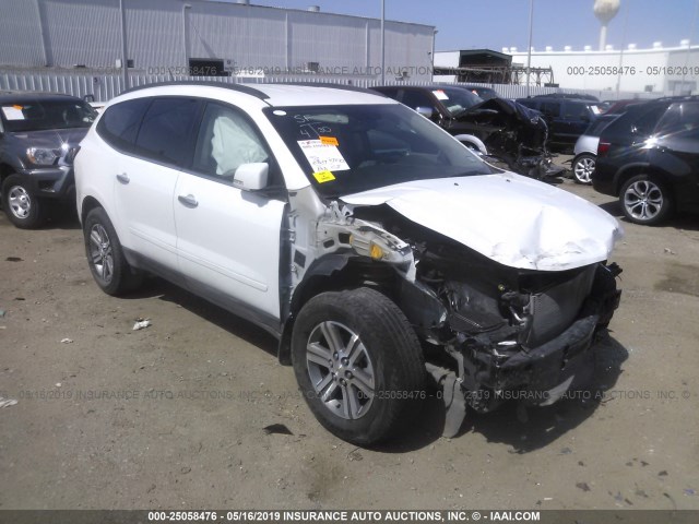 1GNKRGKD3HJ192373 - 2017 CHEVROLET TRAVERSE LT WHITE photo 1