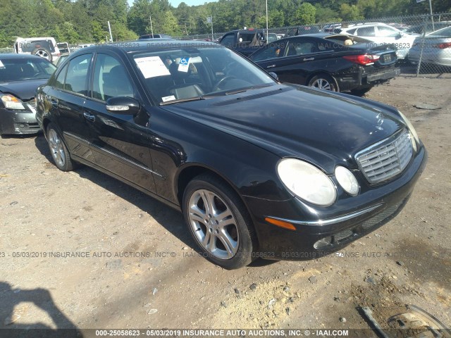 WDBUF56J76A982110 - 2006 MERCEDES-BENZ E 350 BLACK photo 1