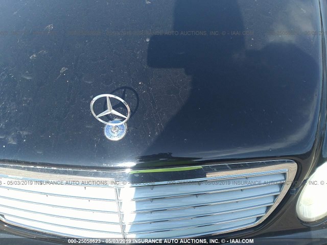 WDBUF56J76A982110 - 2006 MERCEDES-BENZ E 350 BLACK photo 10