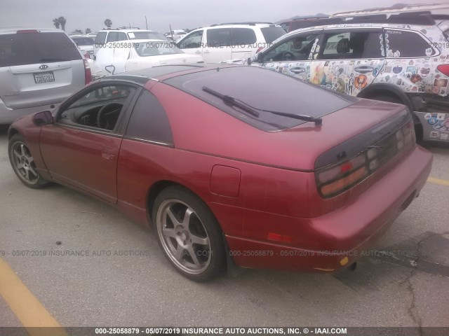 JN1RZ26H7MX503739 - 1991 NISSAN 300ZX 2+2 RED photo 3