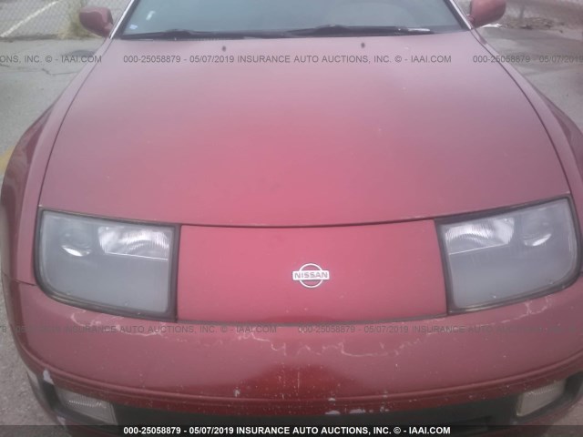 JN1RZ26H7MX503739 - 1991 NISSAN 300ZX 2+2 RED photo 6