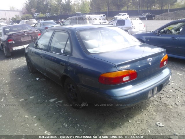 1Y1SK52891Z421971 - 2001 CHEVROLET GEO PRIZM LSI BLUE photo 3