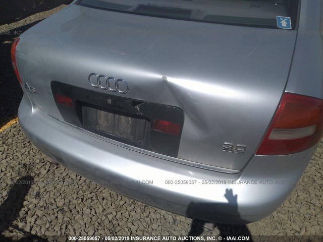 WAULT54B22N150515 - 2002 AUDI A6 3.0 QUATTRO SILVER photo 6